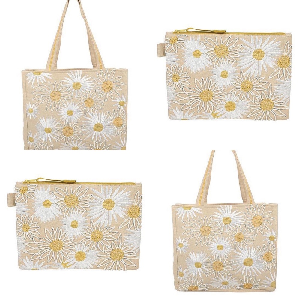 NWT Izzy & Oliver 2 piece Daisy bag set